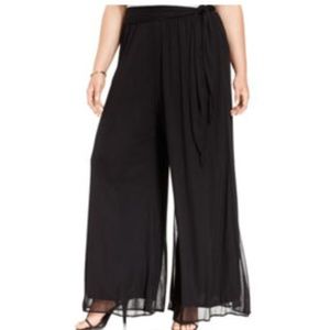 MSK - Black Wide-Leg Dress Pants